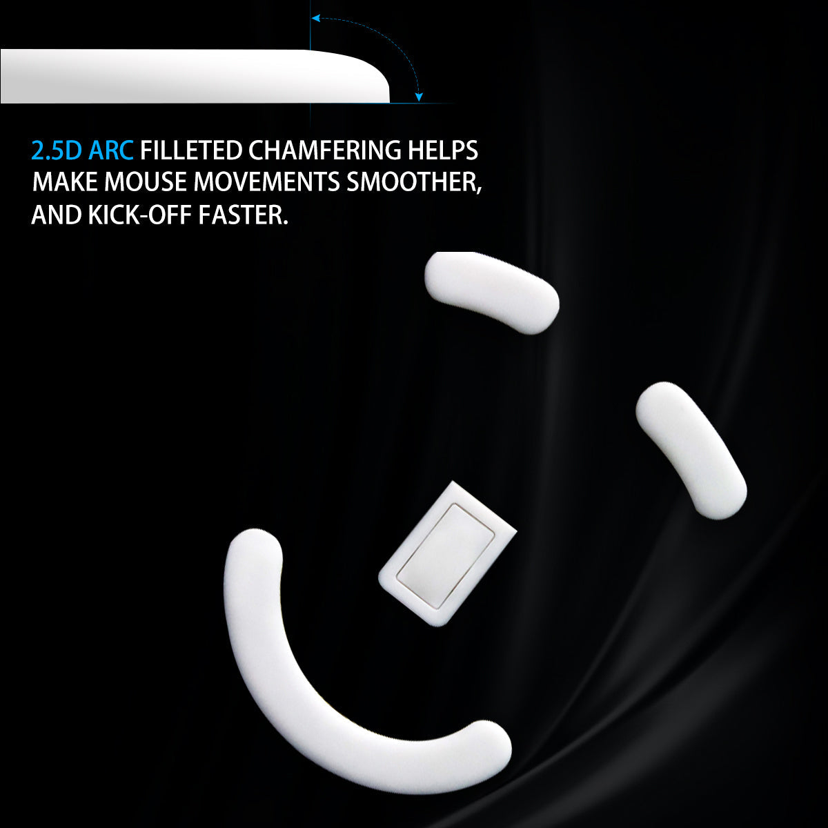 ICE Mouse Skates For Razer DeathAdder V2 Pro