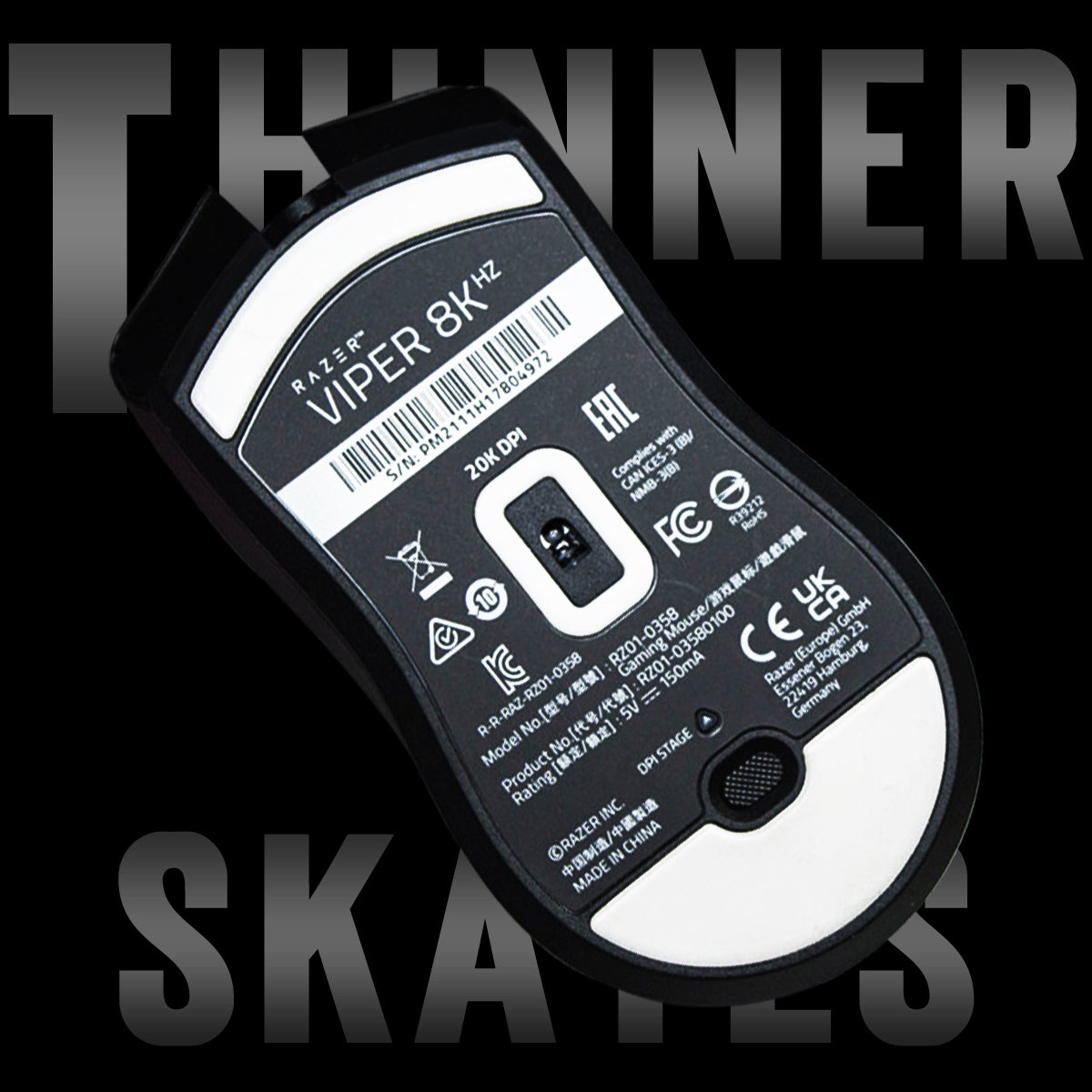 ICE Mouse Skates For Razer Viper