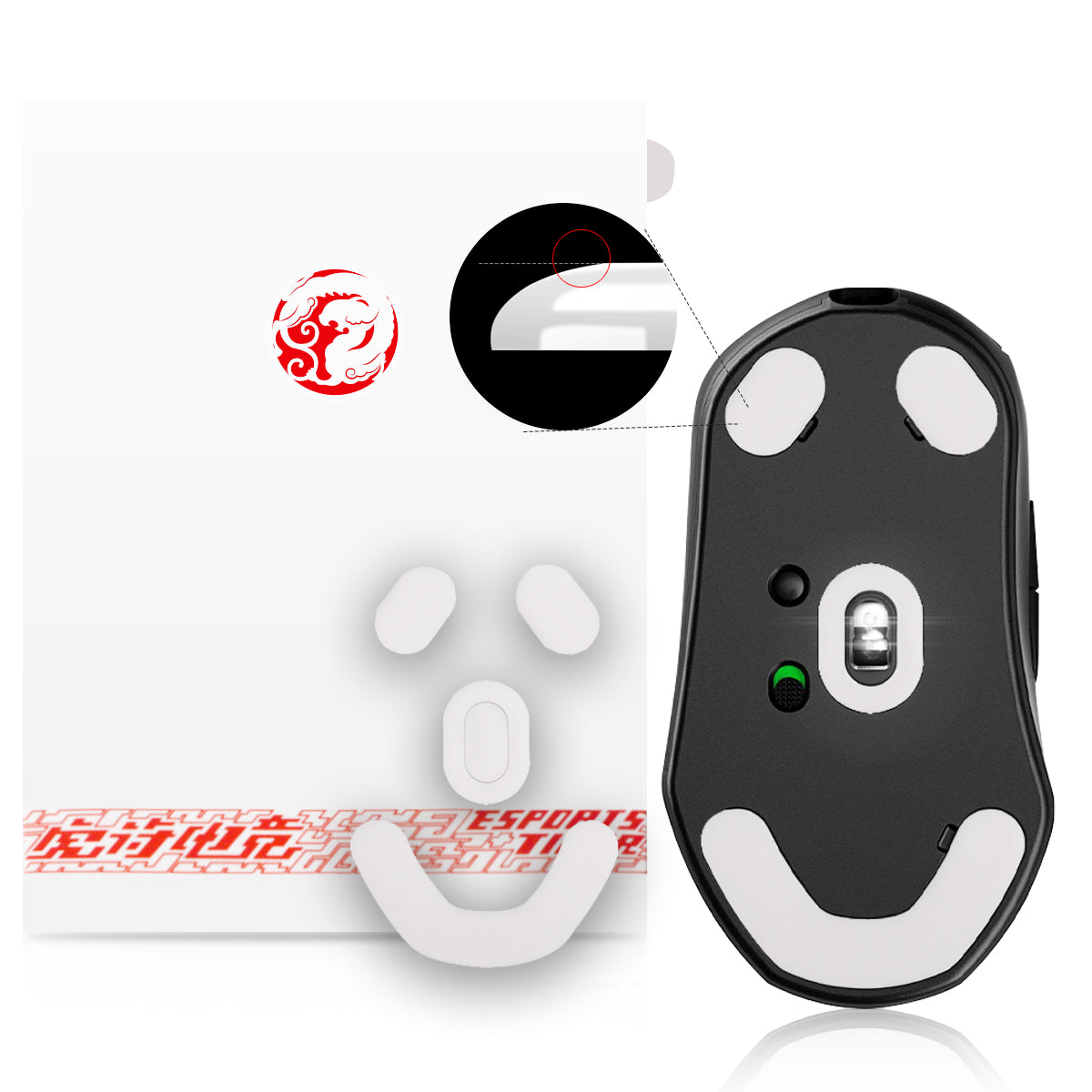 ICE Mouse Skates For Steel Series Prime Mini