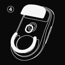 Avoid pressing with fingers, let the new skates settle EVENLY over time.