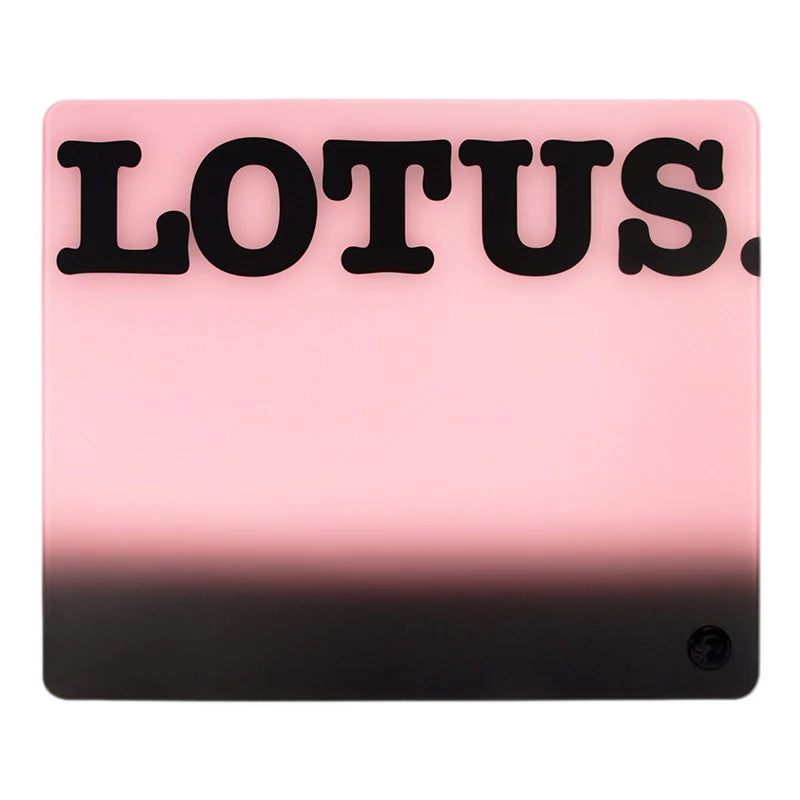 Lotus Black | Glass | Large Mousepad