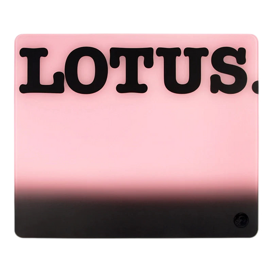 Lotus Black | Glass | Large Mousepad