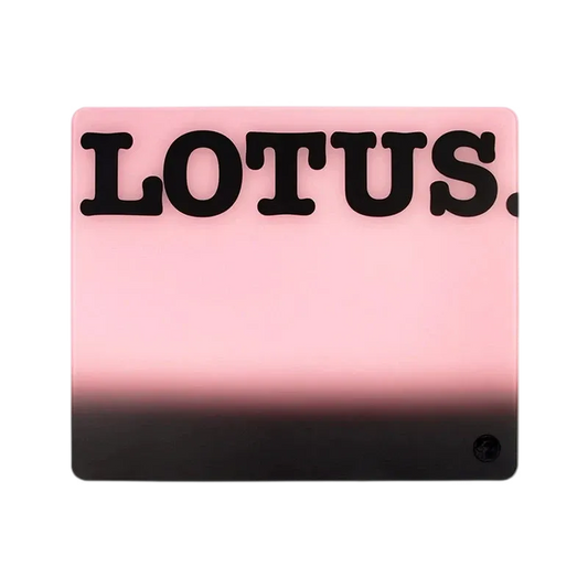 Lotus Black | Glass | Medium Mousepad