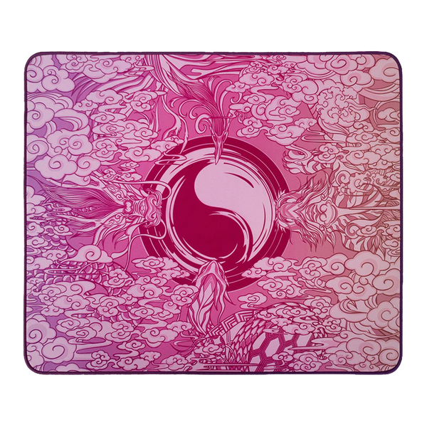 Esptiger Lotus Pink/Black MousePad – mechkeysshop