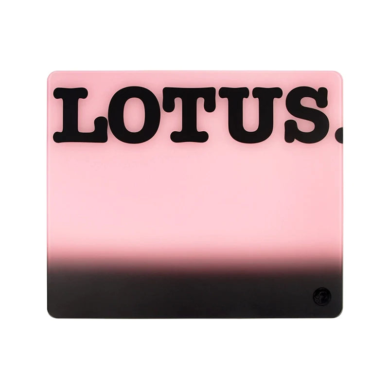 Lotus Black | Glass | Large Mousepad